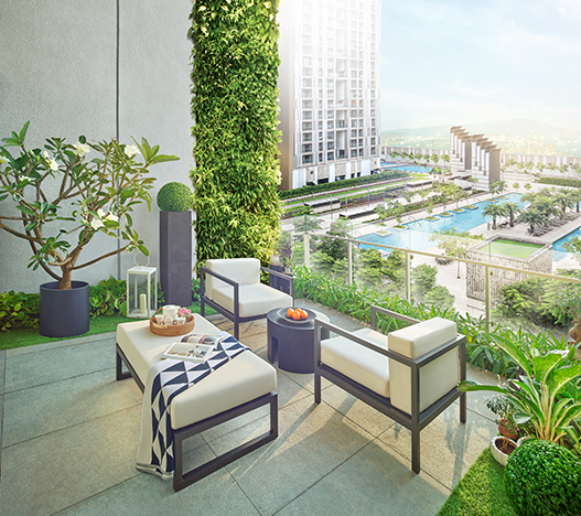 Lodha Lumis Wadala - 15 acres landscaped gardens at Lodha New Cuffe Parade
